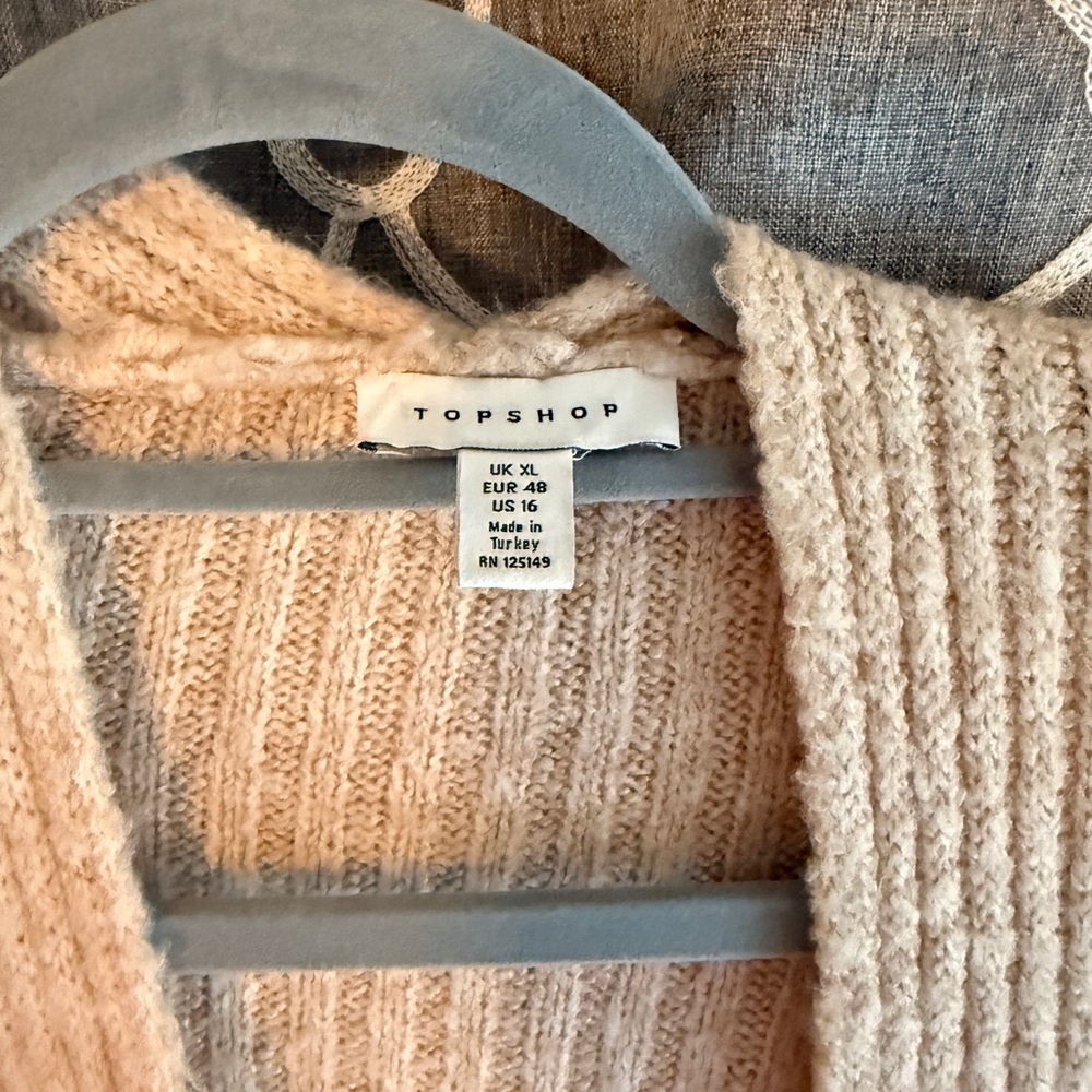 Topshop cream cardigan - Picture 2 of 6